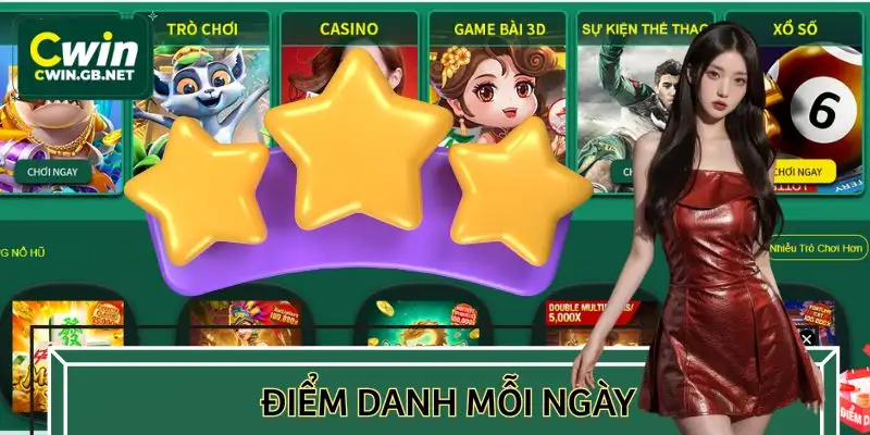 Điểm Danh Mỗi Ngày - Nhận Thưởng Lên Tới 374K Liên Tục