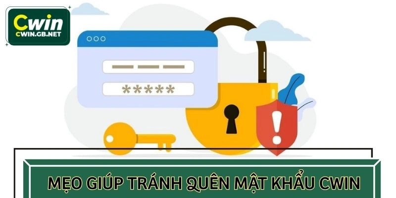 Kinh nghiệm tránh quên password cho hội viên
